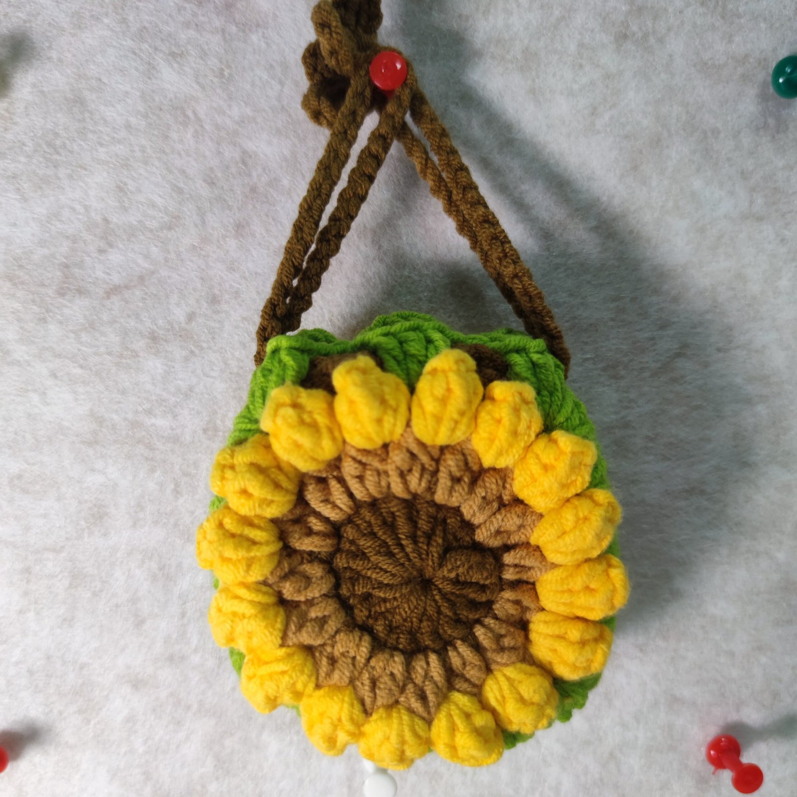 Sunflower Coin PouchA - Image 4