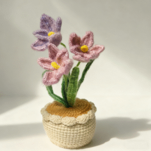 Silk Mohair Pastel Tulip Pot ColorA