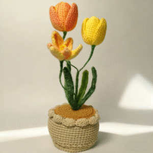 Silk Mohair Pastel Tulip Pot ColorB